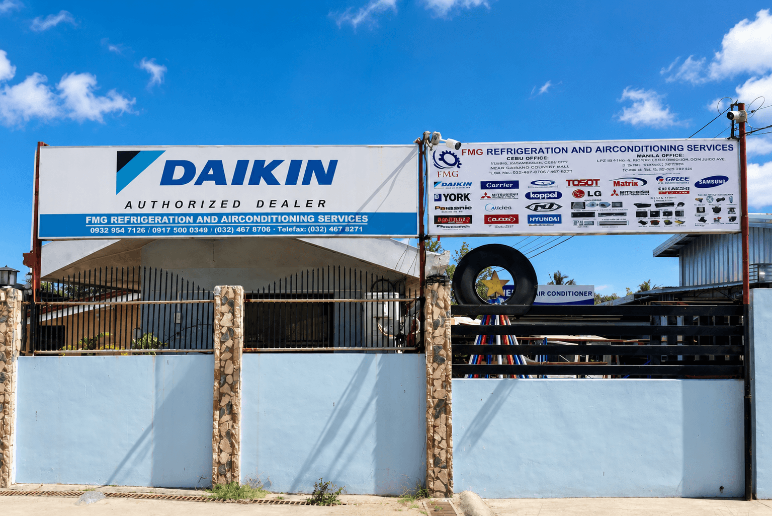 FMG Cebu Main Office storefront — Daikin Authorized Dealer